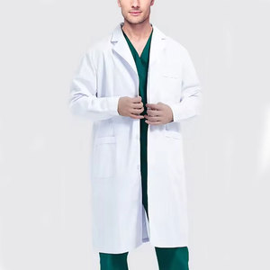 เสื้อโค้ทขัดห้องแล็บสำหรับ2025ผู้ชายเสื้อโค้ทขัดสำหรับโรงพยาบาล - Product Image 1
