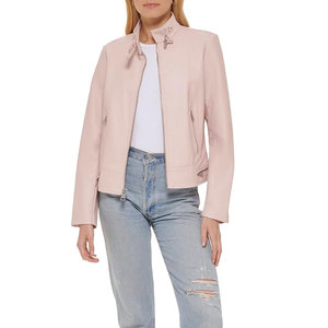 แจ็กเก็ตหนังแกะสำหรับผู้หญิงไซส์ใหญ่พิเศษมีซิปปิดผ้าแคนวาสขนแกะกันน้ำสำหรับฤดูหนาว - Product Image 2