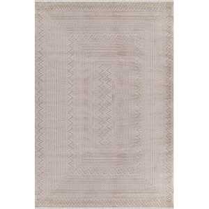 Alfombra Serenade SE008 Beige de Textura Suave y Duradera de 80x150 cm y Juego de Alfombrillas - Product Image 1