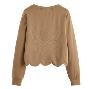 Nueva llegada de ropa al aire libre sudaderas nuevas de moda Crop Top sudaderas para mujeres de alta calidad Crop Top sudaderas - Product Image 2