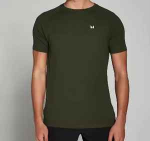 T-shirt à manches courtes pour hommes en jersey de polyester respirant de haute qualité avec logo personnalisé imprimé T-shirts de couleur unie - Product Image 3