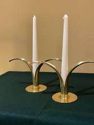Vintage <b>Brass</b> <b>Candlestick</b> Holder Home Decor, Made in India - Product Image 2