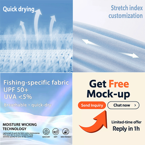 Wholesale UPF 50 Waterproof Polyester Long Sleeve <strong>Fishing</strong> Hooded With <strong>Mask</strong> Pocket Custom Sublimated LOGO Unisex <strong>Fishing</strong> Shirt - Product Image 3