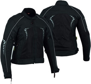 Blouson de moto de course, vêtement de sport grande taille, respirant, anti-UV, ignifuge, % polyester avec protections - Product Image 1