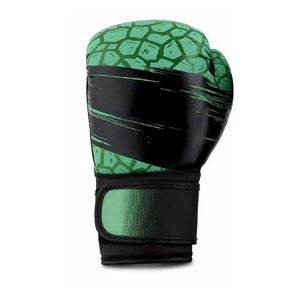 Gants de boxe élégants en cuir véritable entièrement personnalisables et imperméables et respirants avec logo personnalisé pour les arts martiaux - Product Image 4