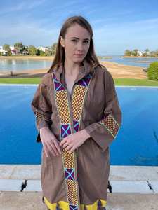 2025 nouveauté Kimonos dames bohème broderie plage longue Robe haute qualité taille libre Kimonos dames - Product Image 2