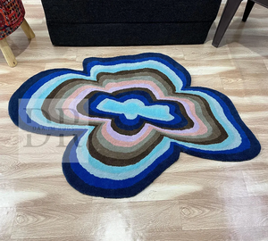 Franky 100% Pure Woolen <b>Large</b> Size Modern Home Floor Decor Handtufted Area <b>Rug</b> with Irregular Abstract Pattern Area <b>Rugs</b> Sets - Product Image 1