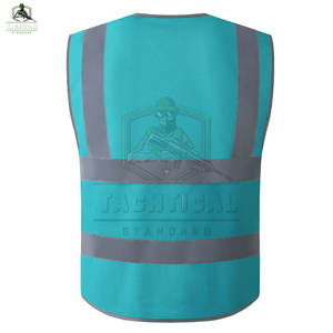 Chaleco de Seguridad para Hombre en Oferta, Reflectante, ANSI Clase 1, con Luz LED Intermitente, Impermeable, de Algodón/Poliéster, Cómodo, con Logotipo Personalizado - Product Image 4