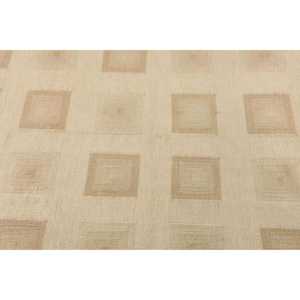 พรมคิลิม ขนาด 4.4x6.2 ฟุต พรมตุรกี พรมลายดอกไม้สีเบจ ทำจากขนสัตว์ - Product Image 5