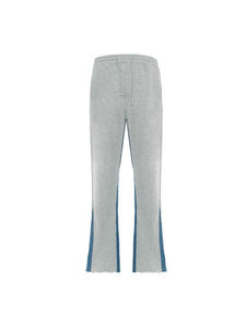 Vente chaude 2022 hommes Streetwear pantalons de survêtement empilés survêtement coton ceinture élastique hommes Flare pantalons de survêtement - Product Image 5