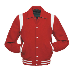 Chaquetas con letras de color personalizado de alta calidad para hombre con cuello levantado para invierno con logotipo frontal ajuste cómodo - Product Image 2