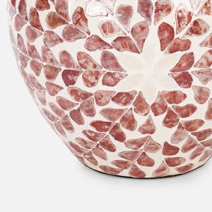 Vase décoratif écologique en nacre, motif incrusté à la main, best-seller, décoration de luxe pour la maison, pour projets d'aménagement intérieur en gros - Product Image 3