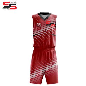 Uniforme de basket-ball pour hommes et jeunes à séchage rapide et respirant Logo imprimé Vêtements de sport pour équipes d'entraînement Sublimation - Product Image 1