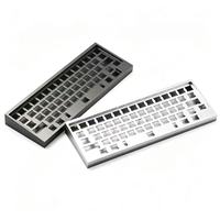 Carcasa de Teclado de Aleación de Aluminio Mecanizada por CNC de Alta Precisión, Personalizada OEM, Placa Base de Teclado Mecánico, Piezas CNC