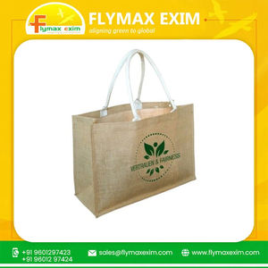 Bolso laminado de yute blanco impreso personalizado de calidad superior/regalo/bolsa de playa a la venta-bolsas promocionales de calidad superior - Product Image 6