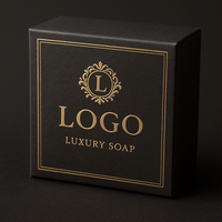 Luxus umwelt freundliche Papier box mit individuellem Druck für Seifen kosmetik Parfüm Kerze & Geschenk verpackung