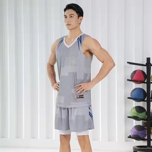 เซ็ตเสื้อบาสเก็ตบอลสำหรับผู้ใหญ่เสื้อ100% โพลีเอสเตอร์ตาข่ายโพลีเอสเตอร์ออกแบบได้ตามต้องการสำหรับ2025 - Product Image 4