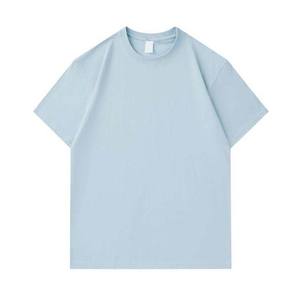 Poids lourd 100% coton blanc hommes T-shirts surdimensionné broderie impression t-shirts personnalisés grande taille goutte épaule à manches courtes - Product Image 6