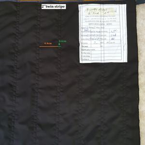 Traitement de courtepointe 1''x STRIPE de haute qualité 100% polyester brodé respectueux de l'environnement pour 2-5 couches pour les hôtels - Product Image 3