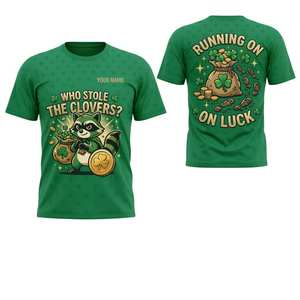 T-Shirt Unisex Personalizzata per San Patrizio, Club dei Scherzi, Grafica Leprechaun, Divertente Quadrifoglio Irlandese Verde, Personalizzabile Promozionale - Product Image 2