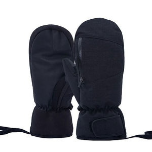 ถุงมือสกีหนังวัวกันน้ำใส่ได้ทั้งชายและหญิงสำหรับเล่นสโนว์บอร์ดฤดูหนาวให้ความอบอุ่น - Product Image 1