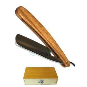 Maquinilla de afeitar recta de acero inoxidable profesional de lujo, instrumento de belleza para afeitado tradicional, peluquero y salón, venta al por mayor - Product Image 2