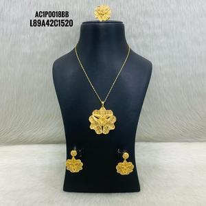 Moda chapado en oro colgante conjunto en línea Diseño joyería de moda un gramo en línea Diseño todo nuevo diseño - Product Image 1