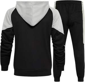 Manufacturer's Plain 300-600 Gsm 100% Cotton Men's Tracksuits Set <b>Oversized</b> <b>Sweatpants</b> Hoodie Heavyweight for Winter - Product Image 3