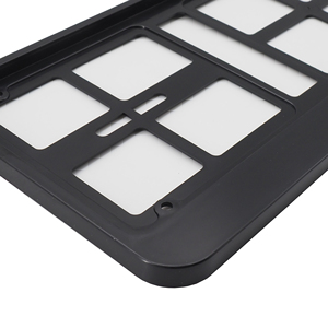Soporte para matrícula delantera negro - Product Image 3