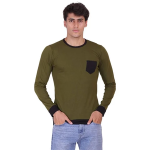 เสื้อยืดผ้าฝ้าย100% ระบายอากาศเข้ารูปสีล้วนแบบเรียบเสื้อยืดสีพื้นตัดตัดกันเสื้อยืด2025ทำจากปากีสถาน - Product Image 2