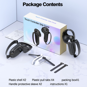 Housse de poignée de contrôleur pour Meta Quest3s/Quest3 VR accessoires étui de protection en peau de silicone avec serrure de porte de batterie - Product Image 6