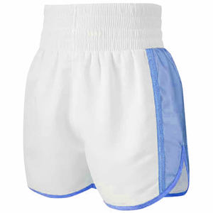 2024 último personalizado al por mayor hecho en fábrica de secado rápido pantalones cortos de boxeo para hombres elástico de cintura media patrón sólido sublimado ROPA DE LUCHA - Product Image 2