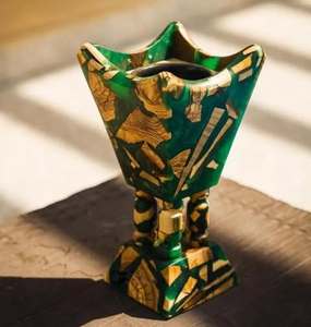 Brûleur à Bakhoor en bois de pin de luxe pour l'encens Oud, décoration traditionnelle arabe pour la maison, écologique et durable - Product Image 1