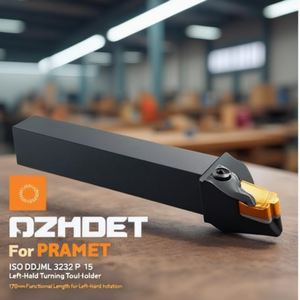 For PRAMET ISO DDJNL 3232 P 15 Left-Hand Turning <b>Tool</b> <b>Holder</b> 170mm Functional Length for Left-Hand Rotation - Product Image 3