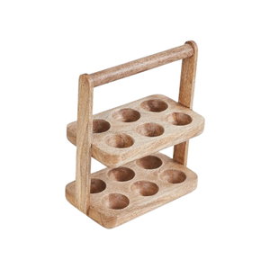 Haute qualité vente chaude porte-oeuf en bois et plateau pour cuisine écologique à la main à partir d'olive personnalisé bois d'acacia naturel - Product Image 1