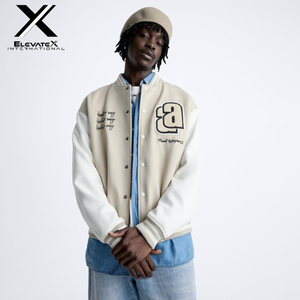 Chaqueta Varsity de Béisbol Premium para Hombre con Letras Bordadas, Personalizada, de Alta Gama, Tejido Fino, Transpirable, Ecológica para Invierno - Product Image 6