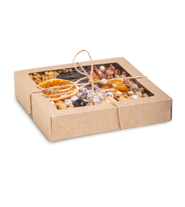 Wholesale 1500ml Kraft Paper Food <b>Box</b> with Transparent Window Leakproof for Takeaway Food Showcase Custom Logo - Product Image 1