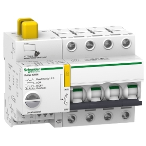 Interruttore Automatico SCHNEIDER ELECTRIC A9C61410, Controllo Integrato MCB Reflex IC60N Ti24 10A 4P Curva B - Product Image 1