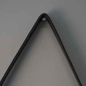 60cm <b>Round</b> Backlit LED <b>Mirror</b> with <b>Black</b> Frame and Strap - Product Image 4