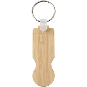 Portachiavi Ecologico in Bambù Ronan, Certificato FSC, Gadget in Legno - Product Image 4