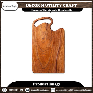 Planche à découper en bois de bambou en forme de cœur avec poignée découpée en cœur, écologique, antibactérienne, compatible lave-vaisselle, pour cuisine - Product Image 6