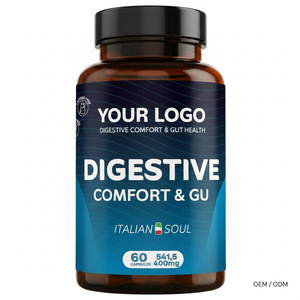 Complément Alimentaire NH Digest 60 Capsules 400mg RedMoringa OEM Marque Privée Fabriqué en Italie pour la Santé et le Confort Digestif des Animaux de Compagnie - Product Image 1