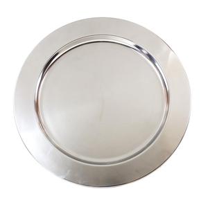 Cuivre plaqué martelé bordure métal rond chargeur assiette vaisselle plats et assiettes pour événement mariage fête décor - Product Image 6