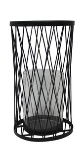 Dernier modèle de bougeoir décoratif ouragan en métal/verre pour la maison Style moderne fait main personnalisé - Product Image 4