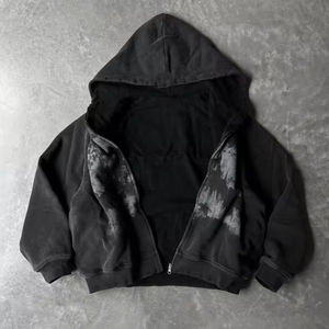 Fabricant de sweats à capuche, double couche triple, 100% coton, sudaderas hombre, impression personnalisée, poids lourd, lavage à l'acide, sweat à capuche pour homme - Product Image 3