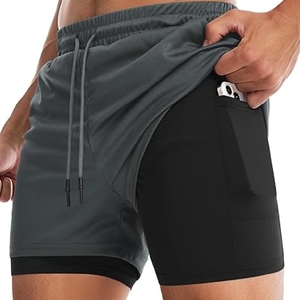 Custom made fitness <b>shorts</b> for <b>men</b> with Multi pockets breathable and quick dry fitness <b>shorts</b> - Product Image 6