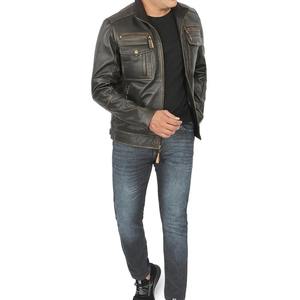 Vestes en cuir pour hommes grandes tailles, vêtements de mode pour hommes, vestes de sport pour moto en plein air pour hommes, toutes tailles, veste pour hommes - Product Image 6