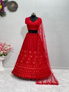 Lehnga Choli nupcial de diseñador de la mejor calidad para ropa de fiesta de boda Lahenga Choli India 2024 Diseño Comprar al fabricante indio - Product Image 4