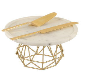 Wholesale Luxury Design Wedding Party Dessert <b>Table</b> Stand Dessert Cakes Stands Metal Cake Stand Set - Product Image 5