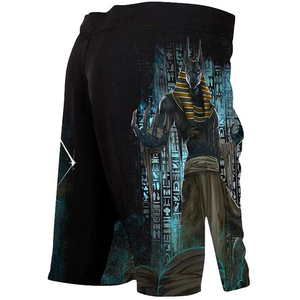 Pantalones cortos personalizados de MMA para hombre, secado rápido, ropa de agarre corta, impresión por sublimación, patrón sólido, compresión, lucha de artes marciales - Product Image 4